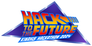 The Kinaxis Hackathon 2024 logo: Hack to the Future