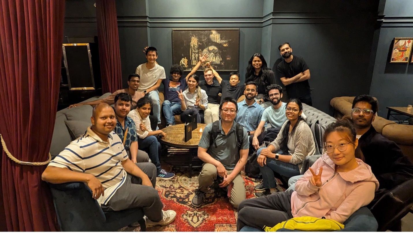 Nehel at a Toronto team social event